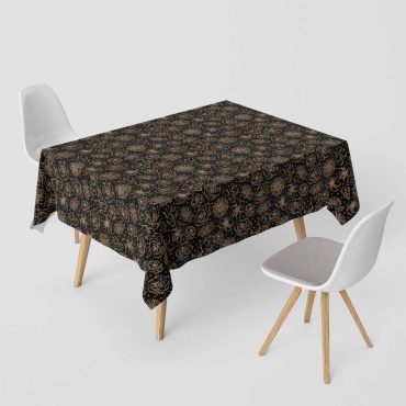 Скатерть Shabu 140x140 см, полиэстер, милано, 1 шт