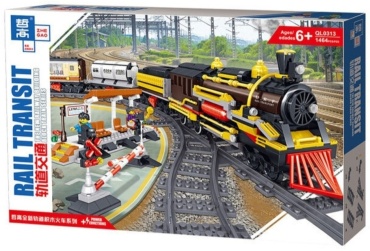 Конструктор Zhe Gao RAIL TRANIT QL0313, деталей 1464 шт