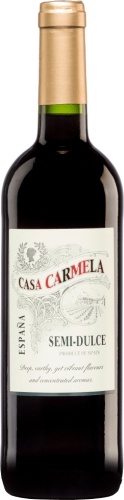 Вино Bodegas Castano Casa Carmela полусладкое красное 12% 0.75 л