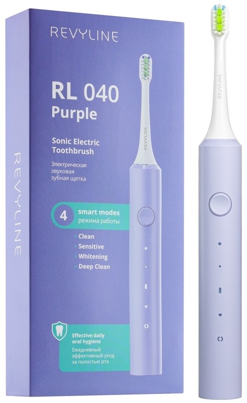 Revyline звуковая щетка RL 040 щетина средняя фиолетовый
