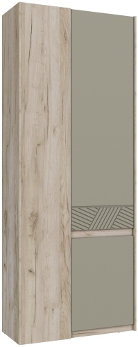 Распашной шкаф QazNord QazNord НОРД Шкаф №8 правый грей 90,4*230*38,2 / Nord8rightgrey, 90.4x230х38.2 см, серый