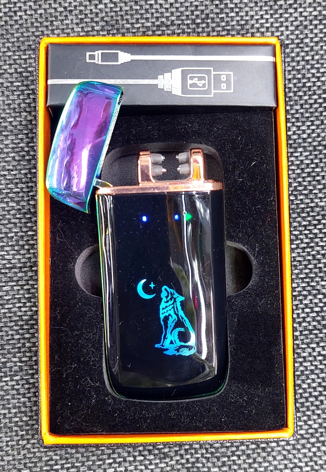 Lighter электронная зажигалка 935006, металлический сплав