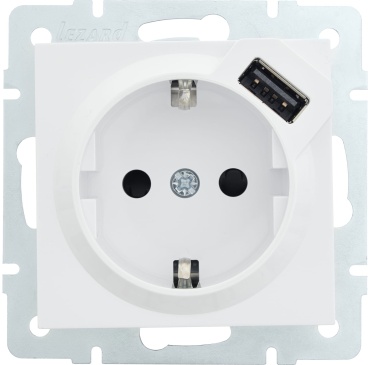 Lezard встраиваемая 742-0288-181, USB-розетка