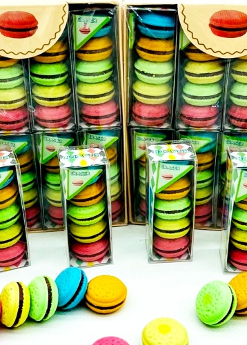 Ластик Eraser Макаруны SY-5, 5 шт