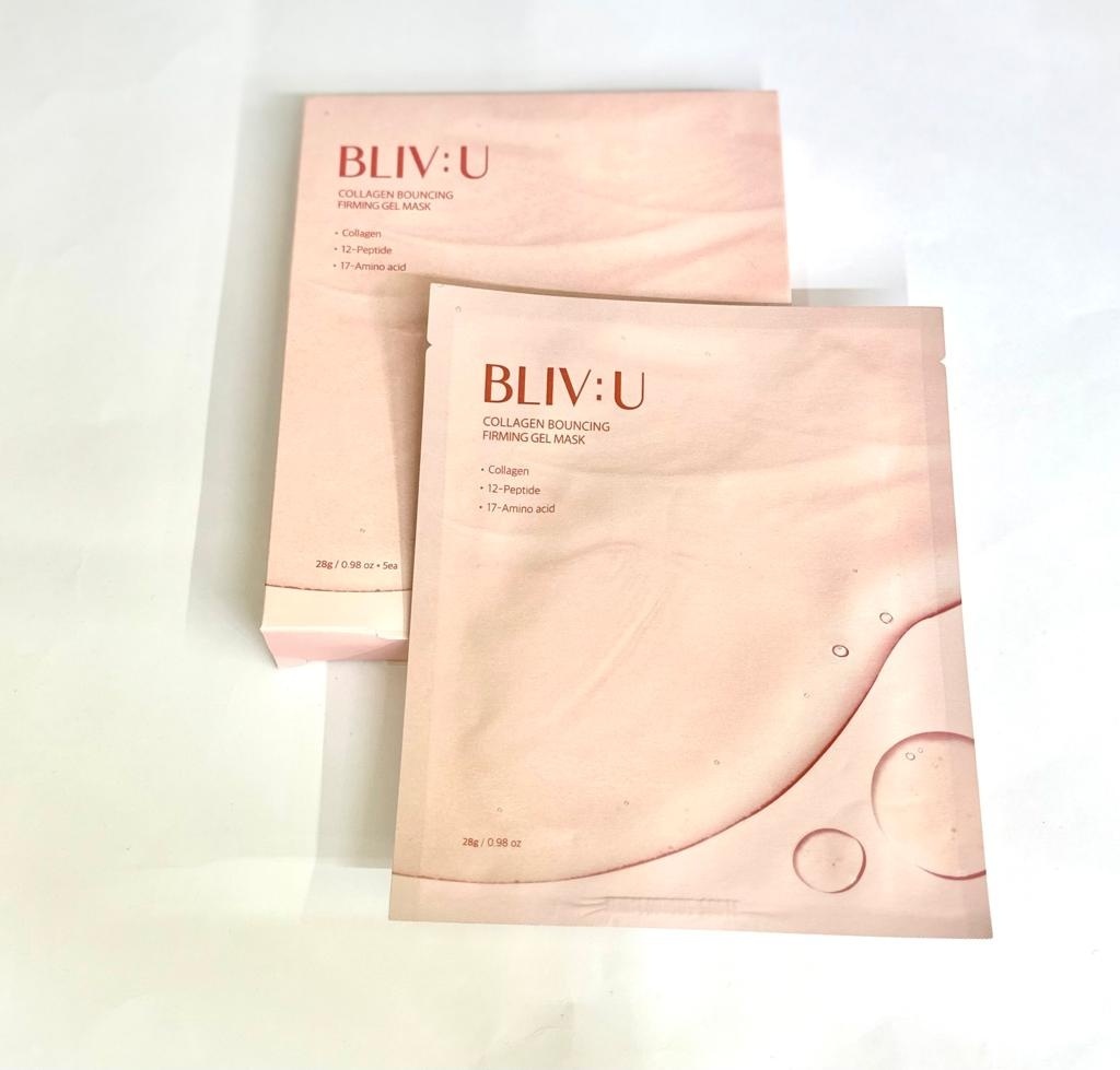Маска для лица BLIV U гидрогелевая Collagen Bouncing Firming 1 шт