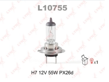LYNXauto 1444001_L10755 накаливания H7, 1 шт