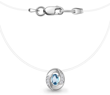 Леска AQUAMARINE 7366505А длина 40 см вес 1.37 г леска, топаз