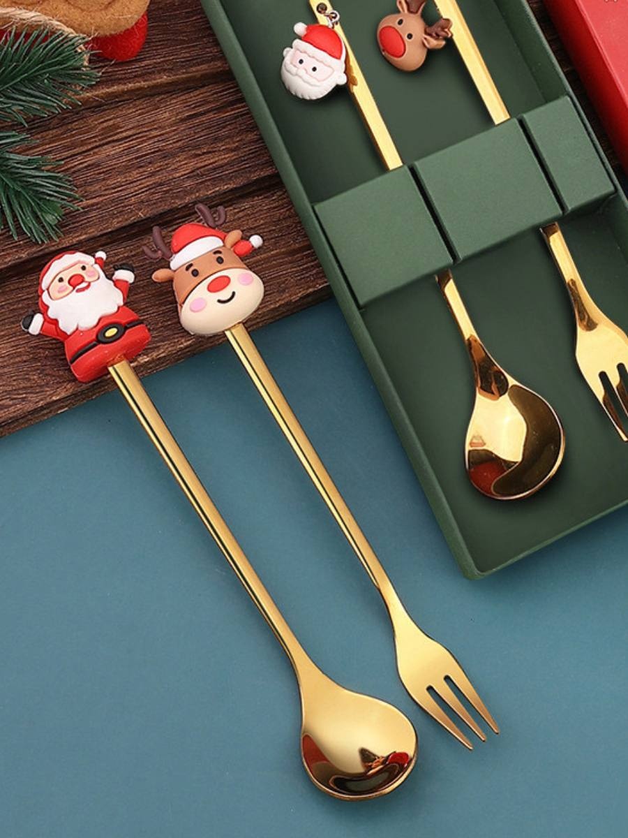 Вилка 2 шт, золотистый Gift Set