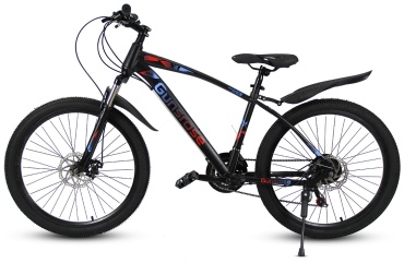 Велосипед Gunsrose Gunsrose x1 24 RB 2022 17 дюймов черный