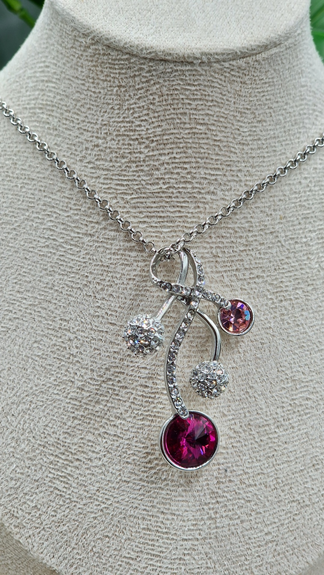 Подвеска медь, кристаллы Swarovski