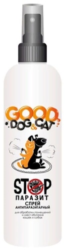 GOOD Dog&Cat STOPПАРАЗИТ для обработки шерсти 150 мл