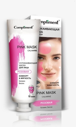 Маска для лица Compliment крем Pink Mask 80 мл