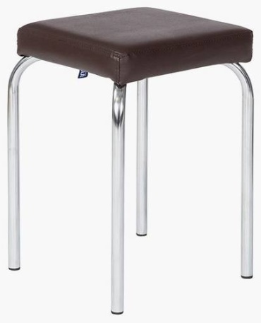 Табурет HOFF 80269936, 46x31x31 см, коричневый