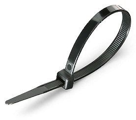 Кабельная стяжка KBT 150х4 мм, нейлон 100 шт