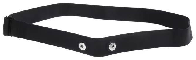 Ремешок для пульсометра Polar Garmin Wahoo 156515 черный