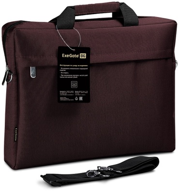 Сумка ExeGate EX212308RUS до 15.6" коричневый