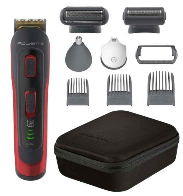 Rowenta триммер TN9440F4 черный, красный
