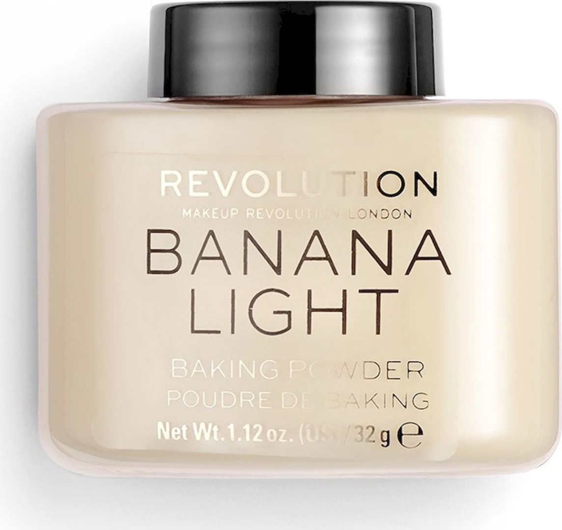 Пудра Makeup Revolution Baking Powder рассыпчатая Banana LIGHT светло-бежевый