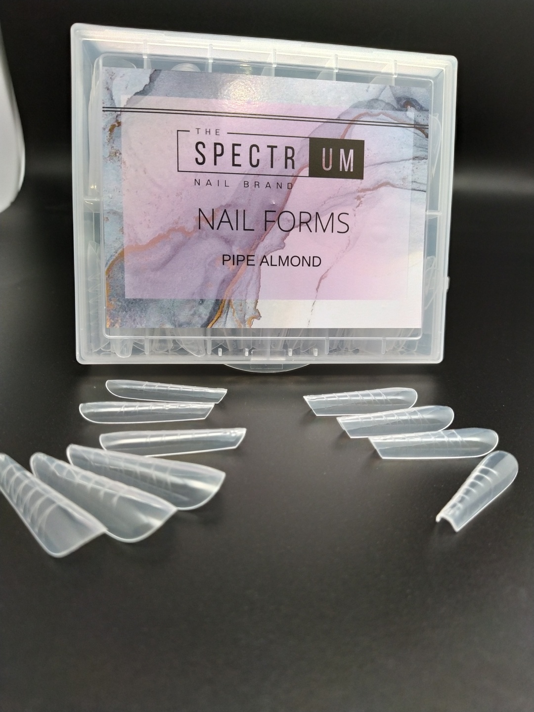 SPECTRUM Pipe Almond верхние формы арочные, миндаль 120 шт