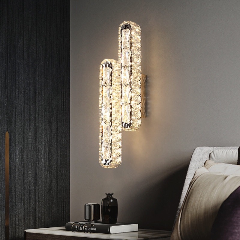Бра настенный, накладной LED, золотистый