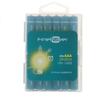 Батарейка AAA FinePower 24 шт