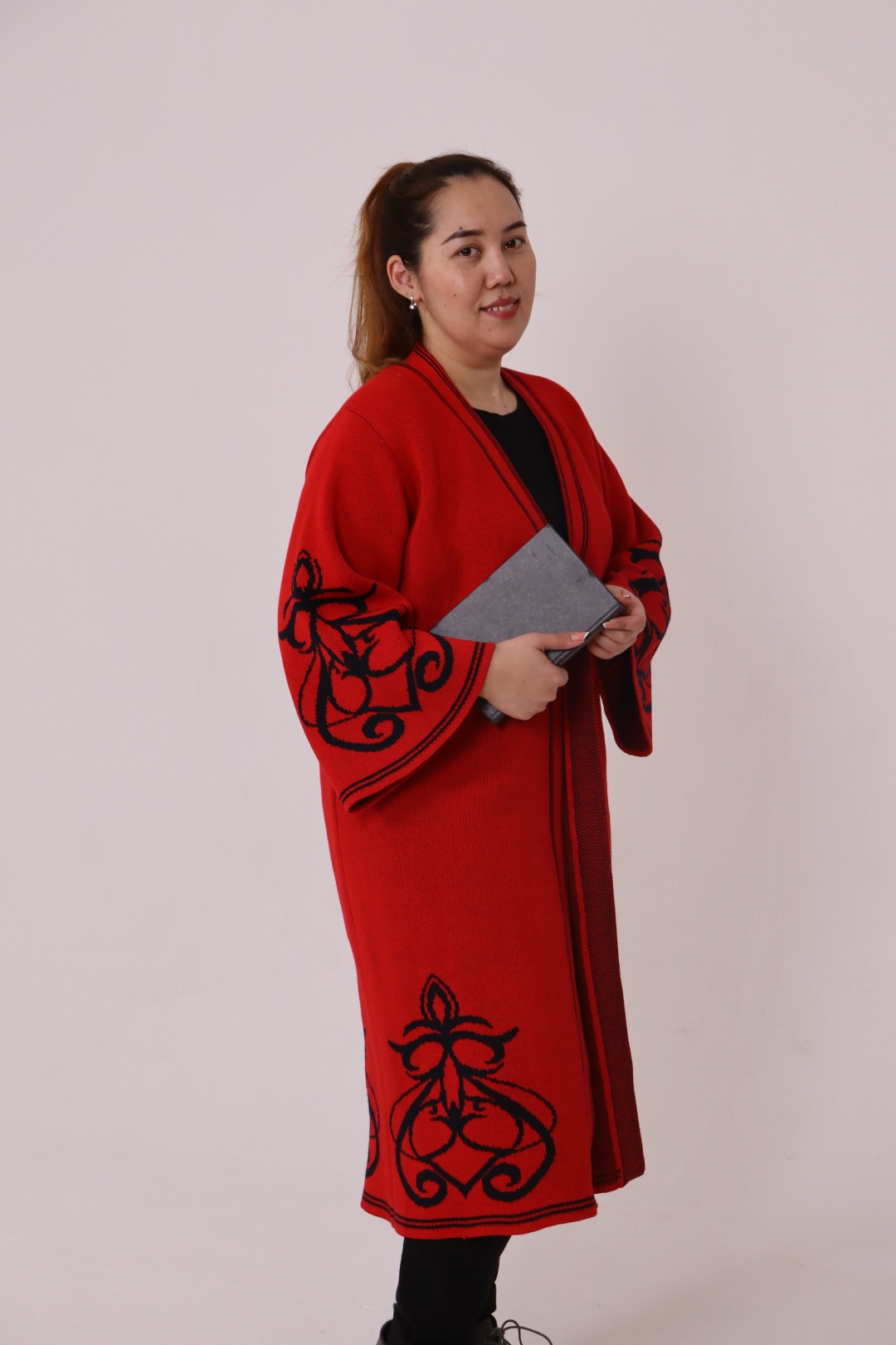 Кардиган красный