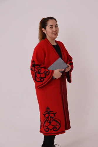 Кардиган красный