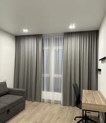 Комплект AVRORA 500x270 см 3 шт, лен, серый