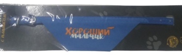 Ошейник для постоянной носки L голубой