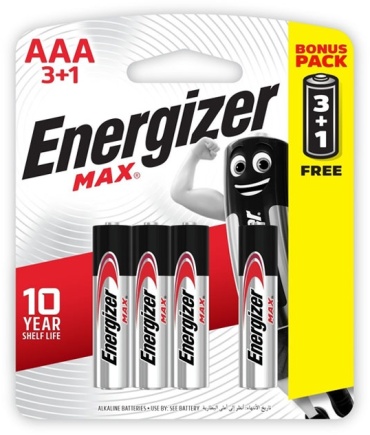 Батарейка AAA Energizer 4 шт