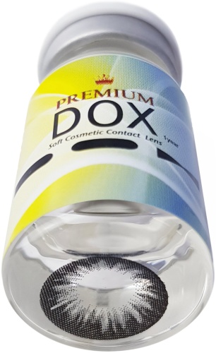 Контактные линзы DOX A2010 Gray 0 кривизна 8.6 на год 2 шт