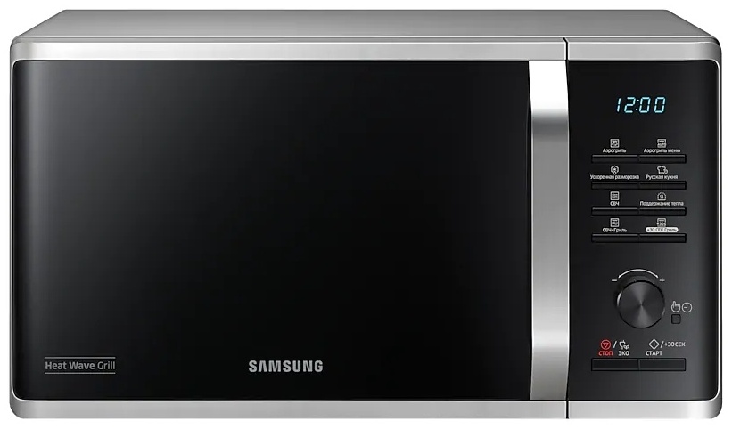 Купить Микроволновая печь Samsung MG23K3575AS черный-серебристый в ...