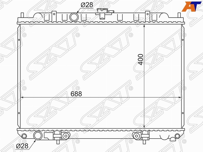 SAT радиатор основной NS0003W11