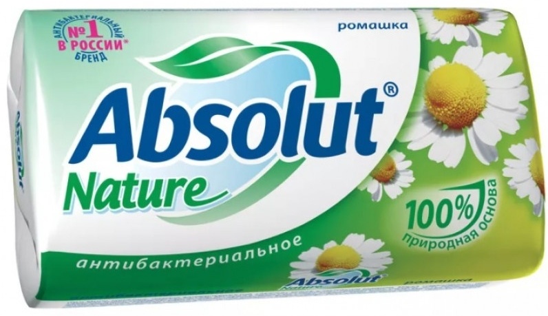 Кусковое мыло туалетное Absolut Nature Ромашка ромашка 90 г