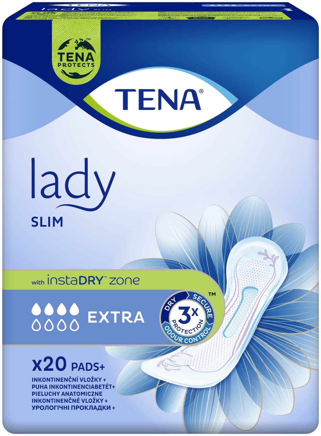 Прокладки урологические TENA Lady Slim Extra 20 шт