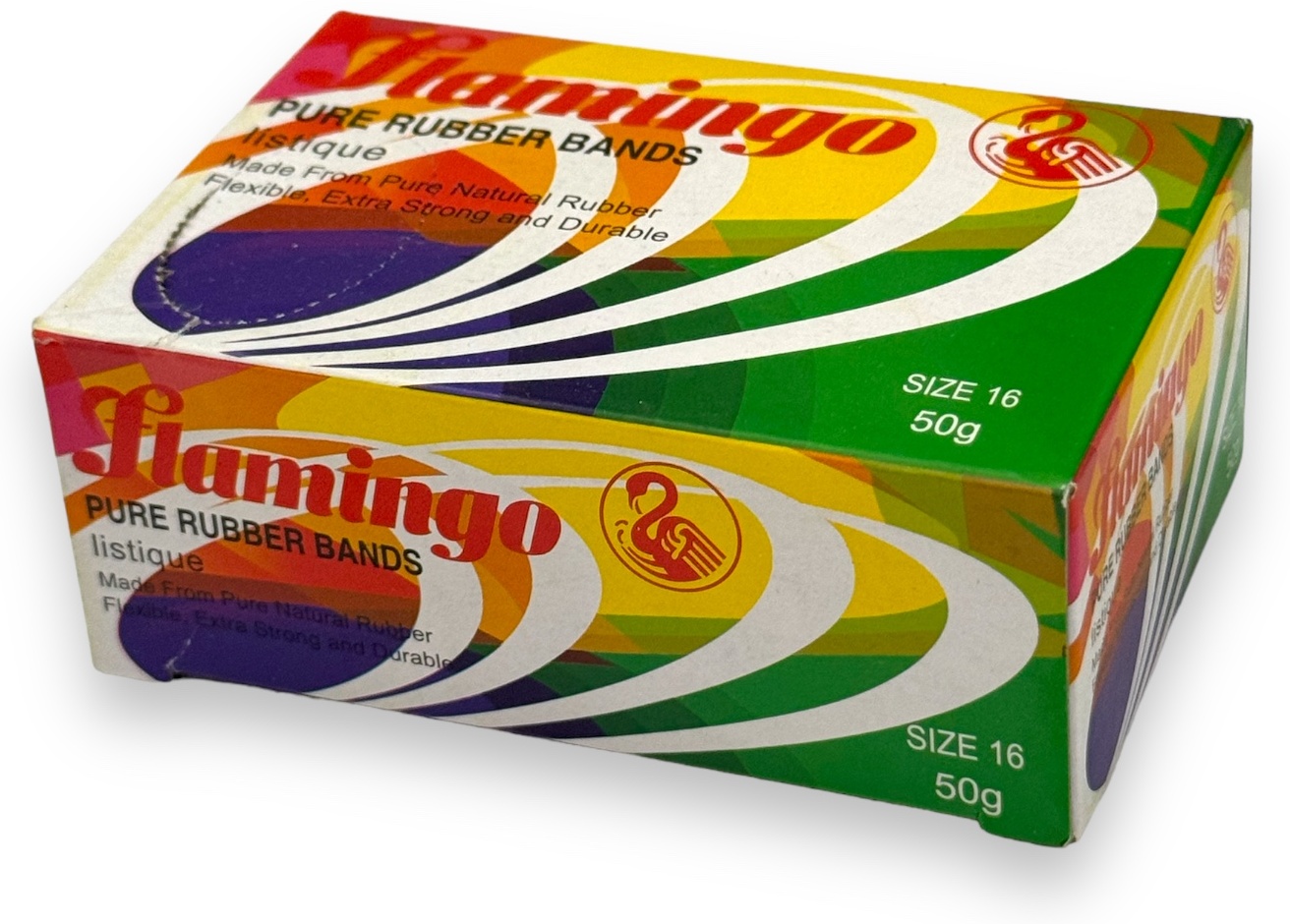 Резинки Flamingo 150 шт, коричневый