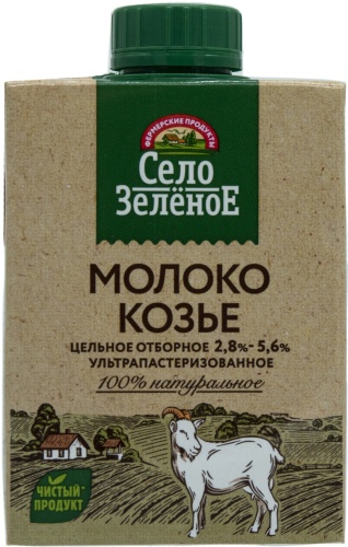 Село Зелёное молоко 5.6% 487 мл