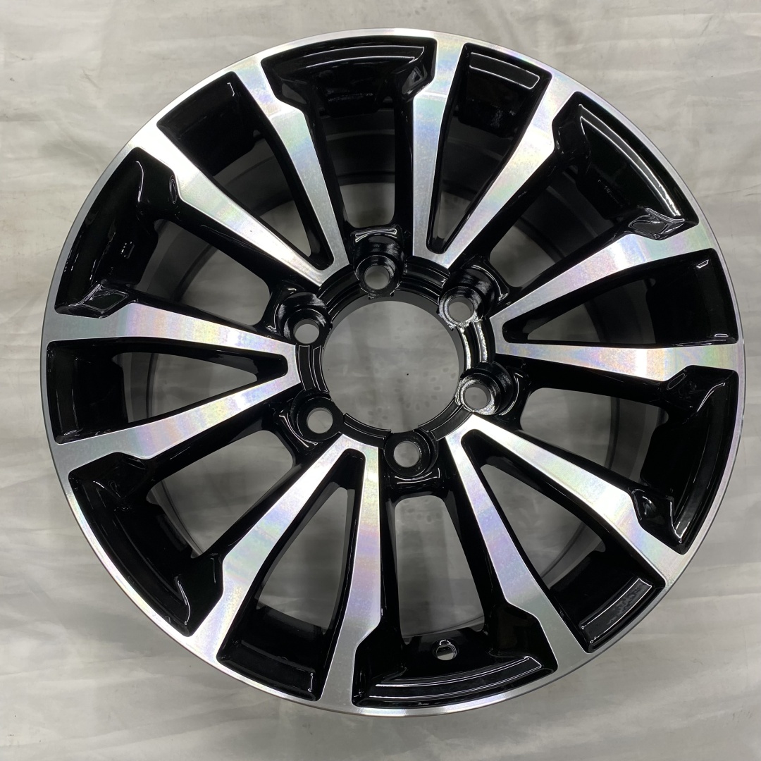 DIVAD H824D 7.5x17/6x139.7 D106.1 ET25 4 диска черный, серебристый