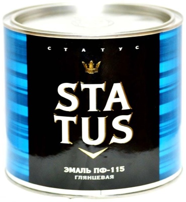 Status эмаль глянцевая ПФ-115 2.6 кг, тон голубой