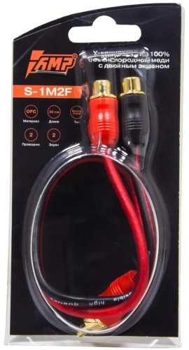 AMP кабель S-1M2F RCA- 1 шт