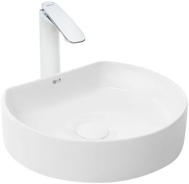 Раковина WeltWasser WW ELBACH 3041 накладная нестандартная 40х35 см, фаянс
