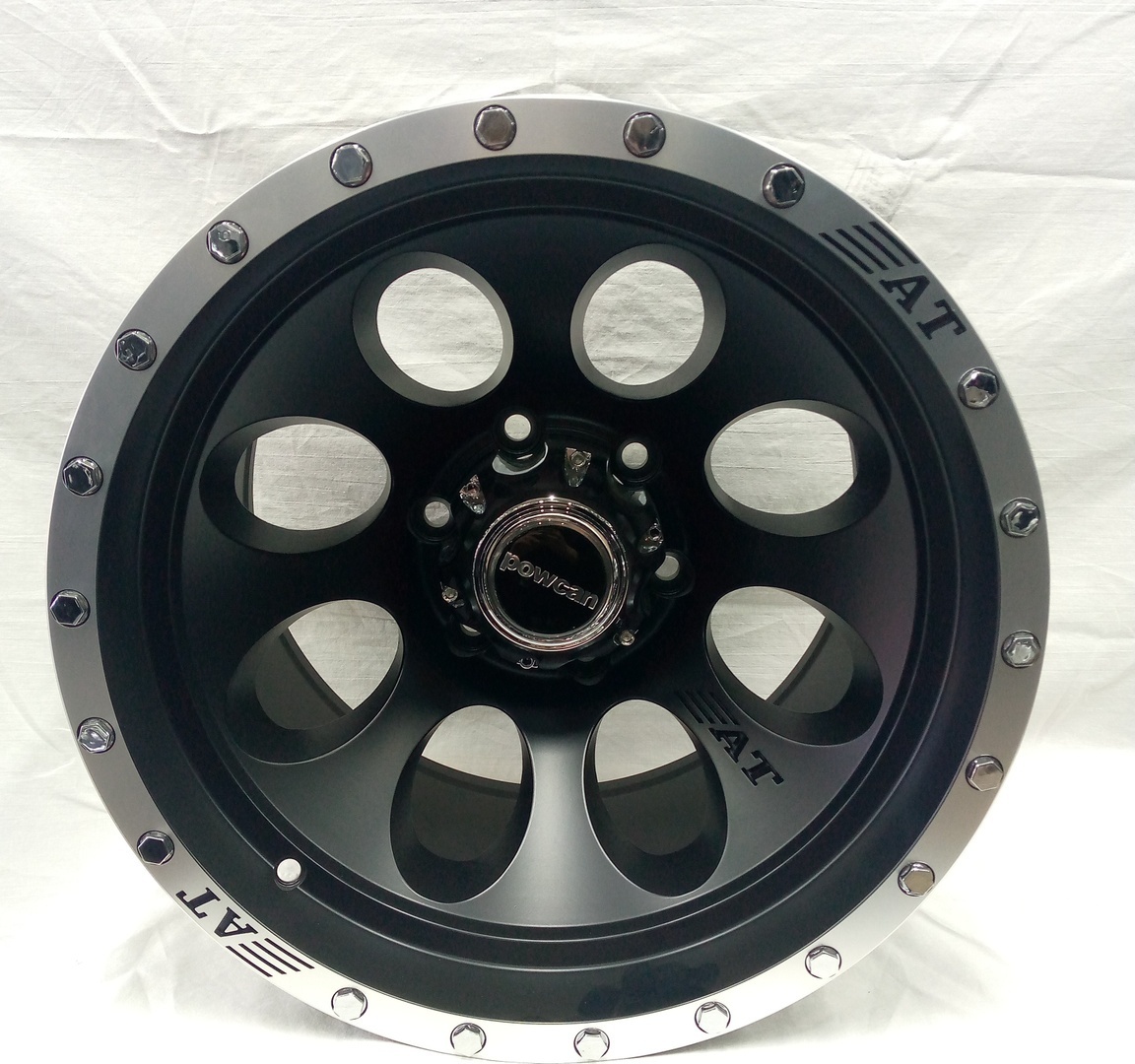 Wheels 456 10x16/6x139.7 D110.1 ET-44 черный, серебристый