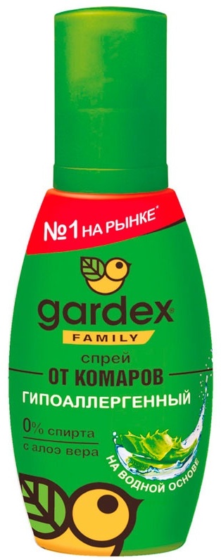 Спрей Gardex FAMILY от комаров Алоэ Вера 100 мл