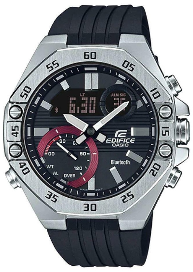 Кварцевые CASIO ECB-10P-1ADF нержавеющая сталь