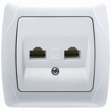 VIKO встраиваемая 310-36240, компьютерный (RJ45) цвет белый
