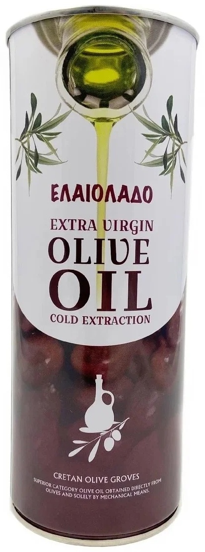 Купить Масло Elaiolado оливковое нерафинированное Extra virgin 1 л в ...