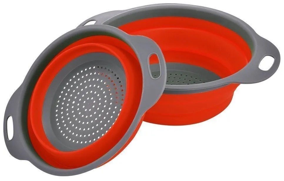 Дуршлаг KVARTIRA SDO 24 см силикон, пластик, 1 шт