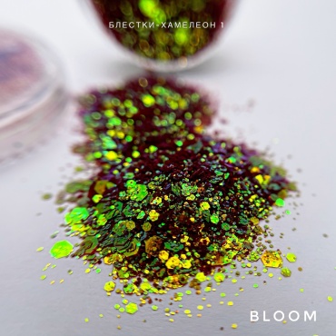 Bloom Блестки Хамелеон №01