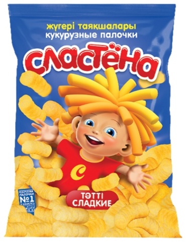 Сластена кукурузные палочки сладкие 120 г