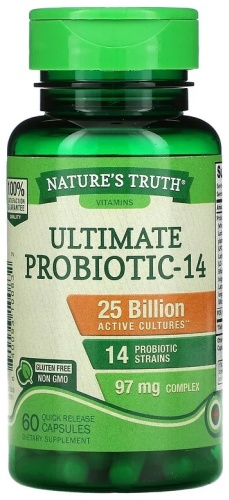 Nature's TruthUltimate Probiotic-14, 25 Billion 60 капсул